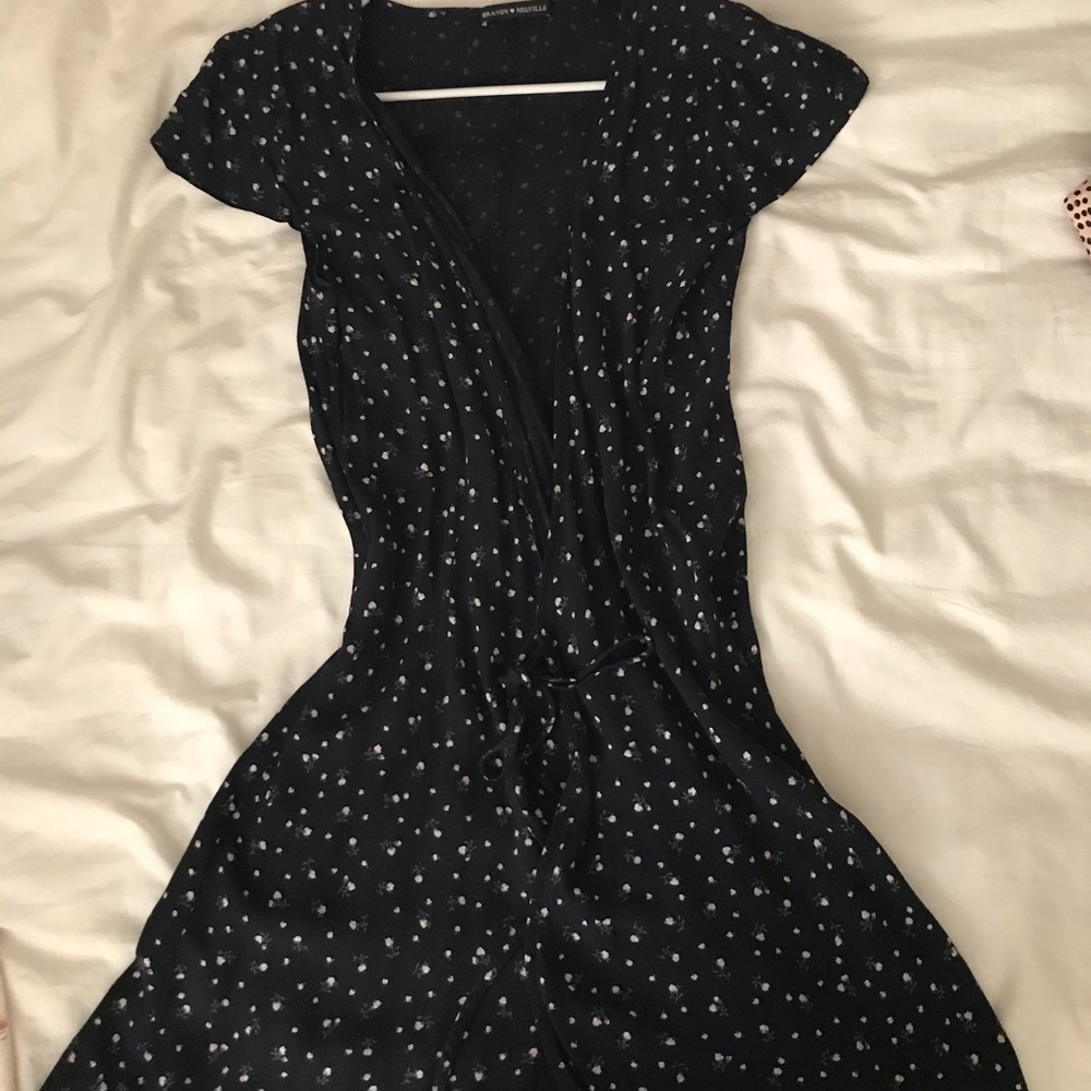 Brandy Melville Floral Wrap Dress